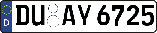 DU-AY6725