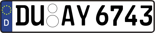 DU-AY6743