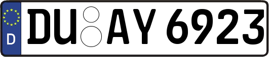 DU-AY6923