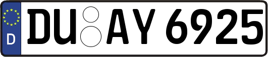 DU-AY6925
