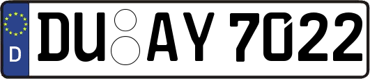 DU-AY7022