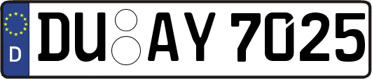 DU-AY7025