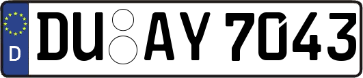 DU-AY7043