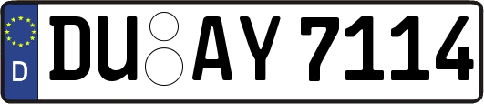 DU-AY7114