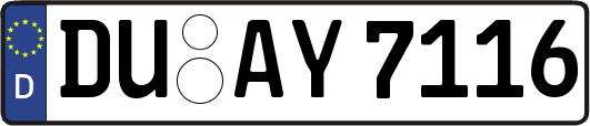 DU-AY7116