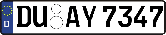 DU-AY7347