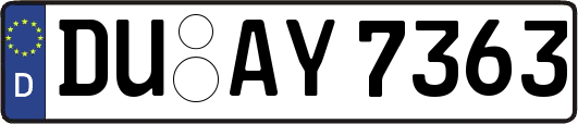DU-AY7363