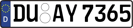 DU-AY7365