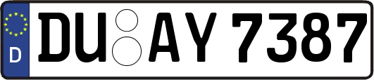 DU-AY7387