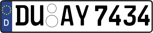 DU-AY7434