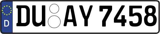 DU-AY7458