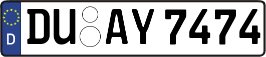 DU-AY7474