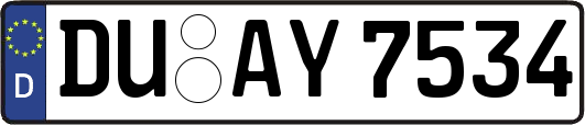 DU-AY7534