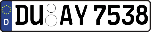 DU-AY7538