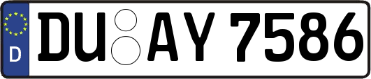 DU-AY7586