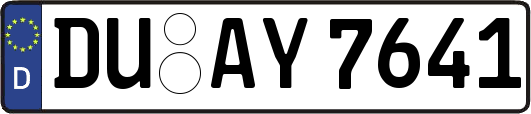 DU-AY7641