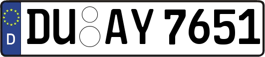 DU-AY7651