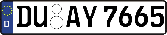 DU-AY7665