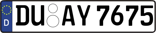DU-AY7675