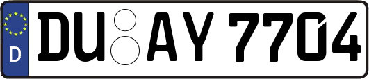 DU-AY7704