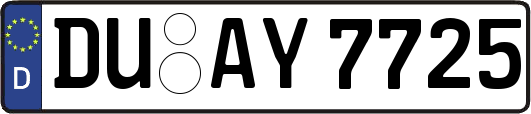 DU-AY7725