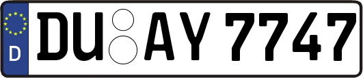 DU-AY7747
