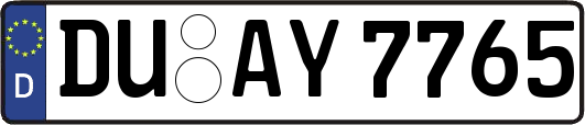 DU-AY7765