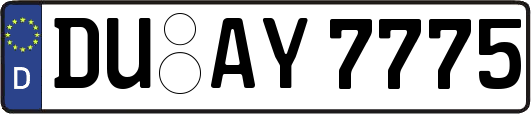 DU-AY7775