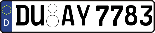 DU-AY7783