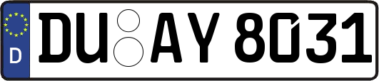 DU-AY8031