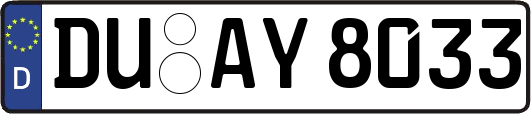 DU-AY8033