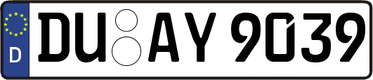 DU-AY9039