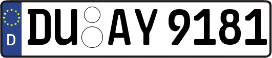 DU-AY9181