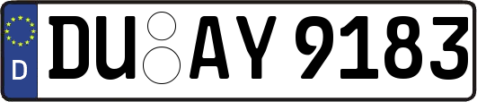 DU-AY9183