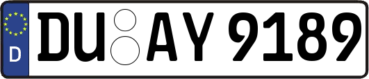 DU-AY9189
