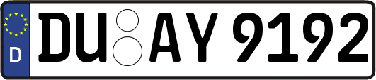 DU-AY9192