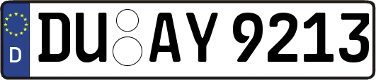 DU-AY9213
