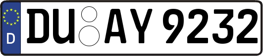 DU-AY9232