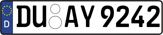 DU-AY9242