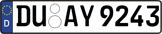 DU-AY9243