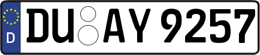DU-AY9257
