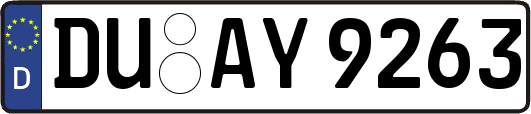 DU-AY9263