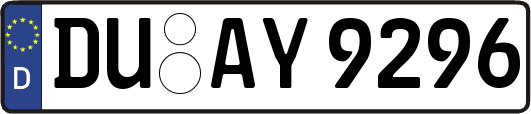 DU-AY9296