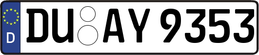 DU-AY9353