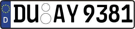 DU-AY9381