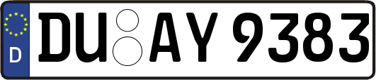 DU-AY9383