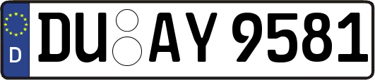 DU-AY9581