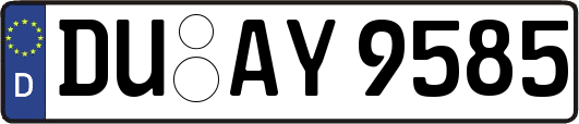 DU-AY9585