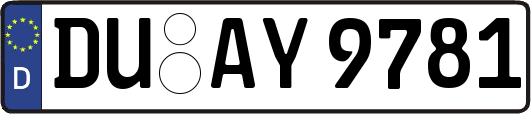 DU-AY9781