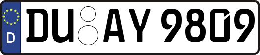 DU-AY9809